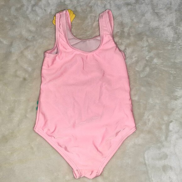 WETSUIT CLUB 1 PC SWIMSUIT PINK 3D MERMAID BATHINGSUIT-BABY GIRLS SIZE 6 MO. 6M - Picture 3 of 3